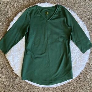 C. Wonder Top Green Womens Size Small